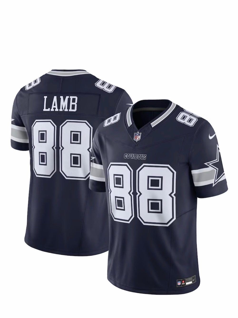 NWT Nike Men's Dallas Cowboys Navy and White #88 Football Jersey size M